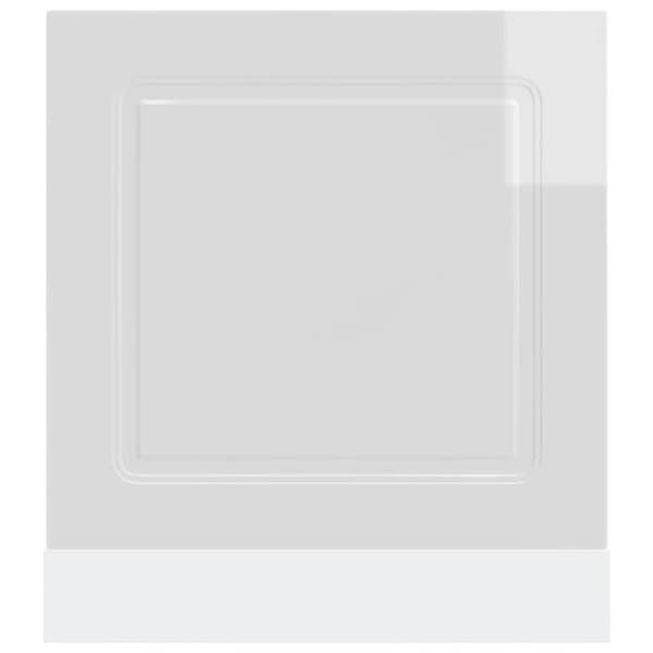 Maison Exclusive - Diskmaskinpanel Kalmar vit glans 60x1,5x57 cm Vit