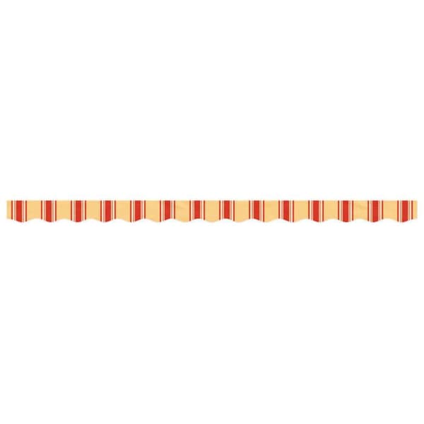 Maison Exclusive - Ersättningstyg för gul orange markis 350 cm