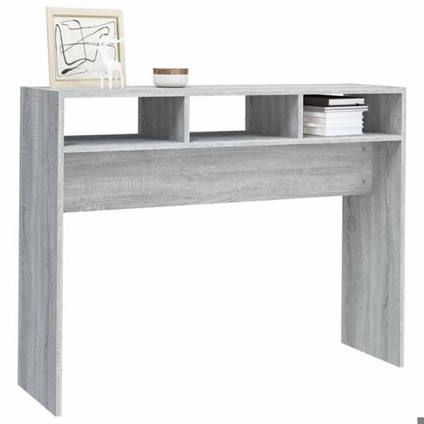 Maison Exclusive - Consolebord Sonoma grå 105x30x80 cm Ingeniørtræ