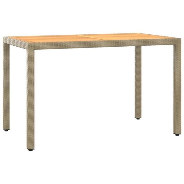 Maison Exclusive - Puutarhakalusteryhmä ja tyynyt 3 kpl Polyrottinki Beige
