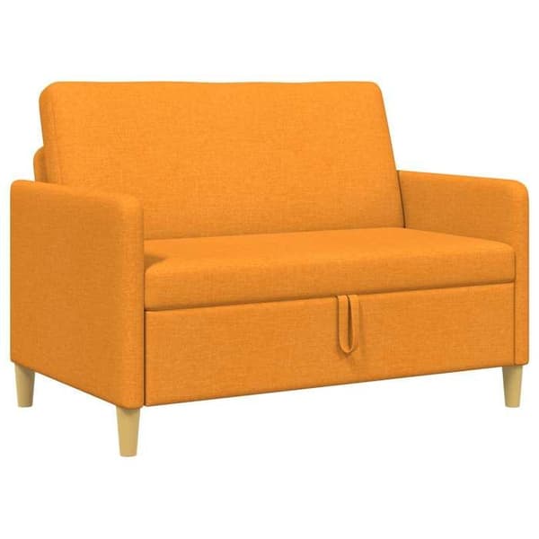 Maison Exclusive - Soffa med förvaring Mörkgul 122 x 78 x 87 cm Polyester