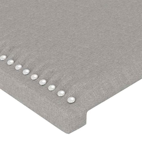 Maison Exclusive - Hovedgærde Lys grå 90x5x78/88 cm Stof