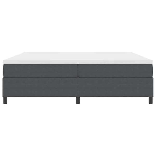 Maison Exclusive - Mörkgrå och vit resårmadrass 200 x 200 cm