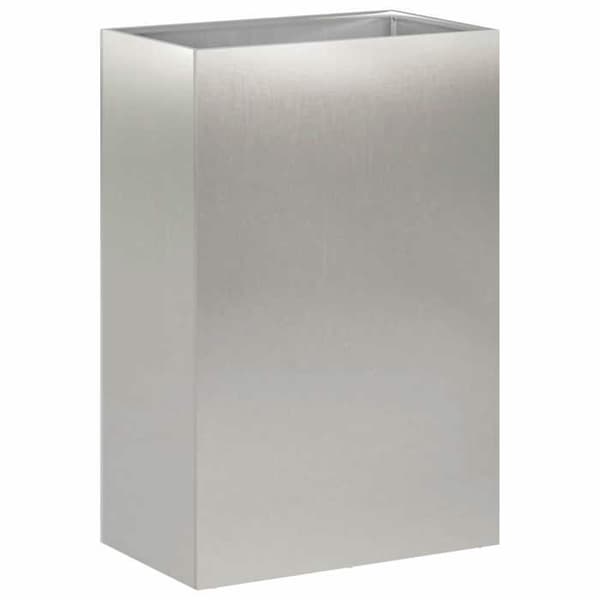Maison Exclusive - Trädgårdskrukor 2 st Silver 40 x 30 x 75 cm