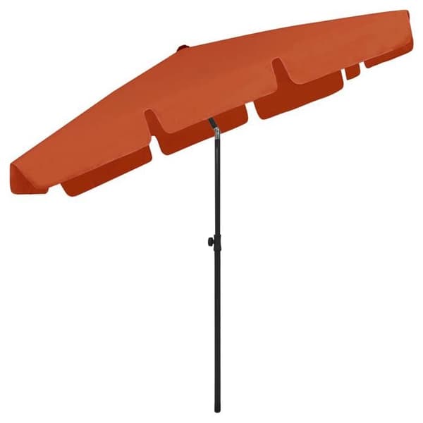 Maison Exclusive - Strandparasol terracotta 200x125 cm terrakotta