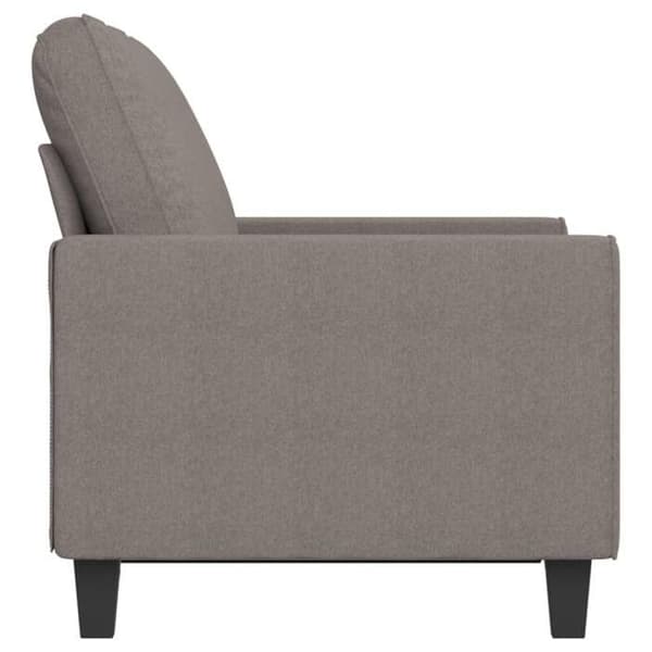 Sofa - EKSKLUSIV HUS - 120 cm - 2 pladser Taupe - Holdbart stof - Robust metalramme Mol