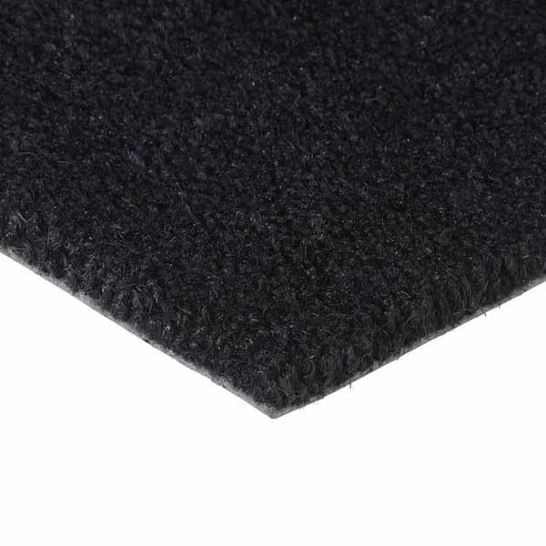 Maison Exclusive - Sort dørmåtte 60x90 cm tuftet kokosfiber svart