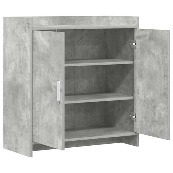 Maison Exclusive - Buffé Grå betong 72 x 36 x 80 cm Ingenjörsträ