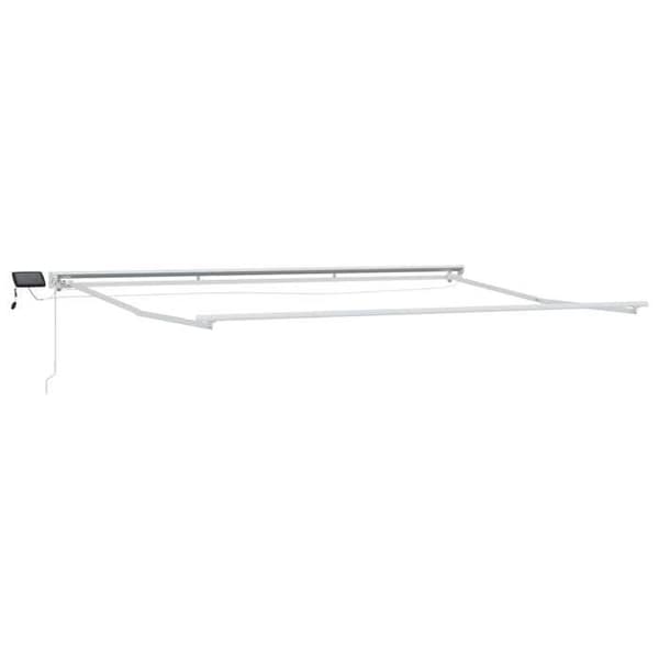 Afdækning - EKSKLUSIV HUS - 4 × 3 m - Aluminium - Solcelle-LED - Semi-kasse - Manuel Vit