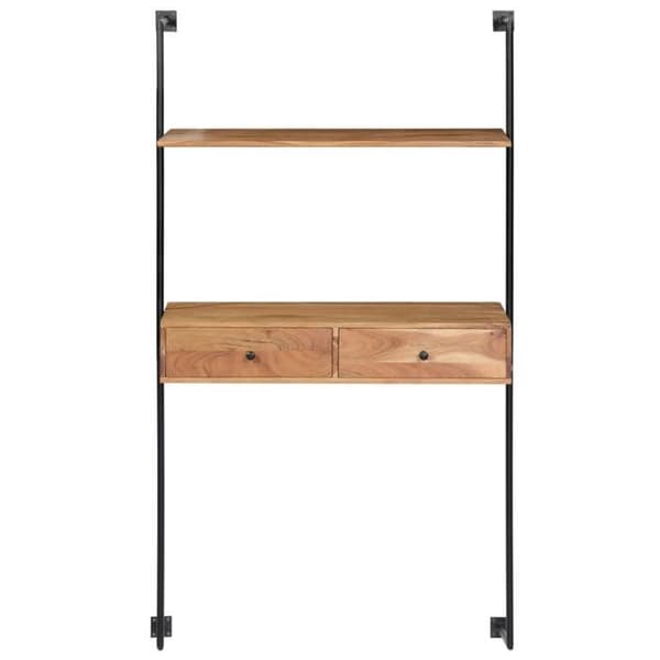 Maison Exclusive - Väggkontor 90x40x170 cm Solid akaciaträ