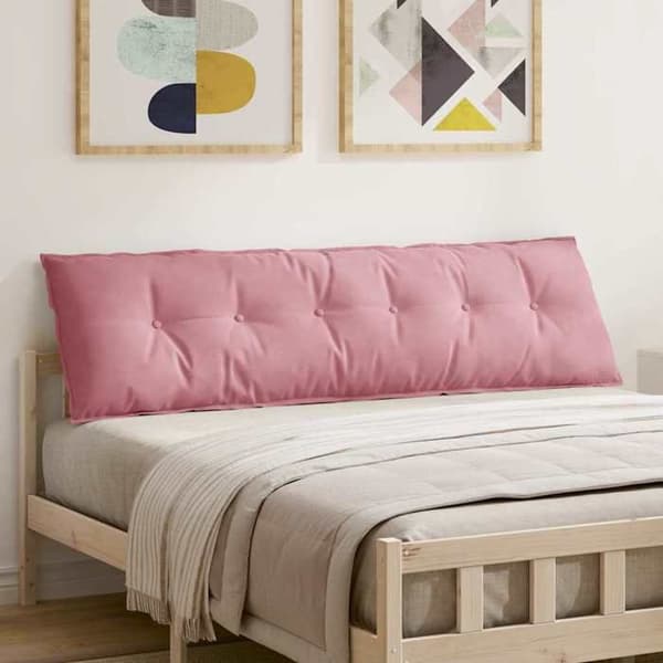 Maison Exclusive - Rygpude Rosa 180 x 50 cm Velourstof