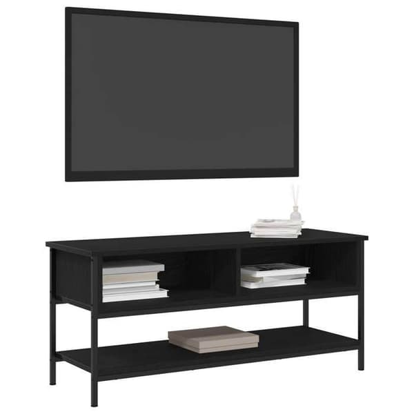 Maison Exclusive - TV-møbel sæt 100 x 35 x 45 cm Sort eg svart ek