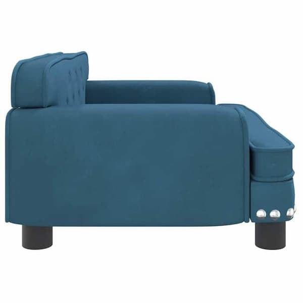 Maison Exclusive - Sininen koiranpeti 70x45x30 cm samettia Blå