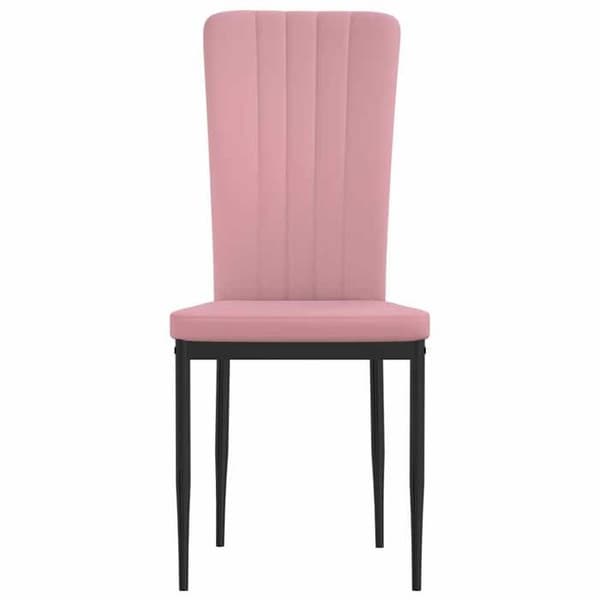 Maison Exclusive - Spisestole sæt af 4 Rosa Velour