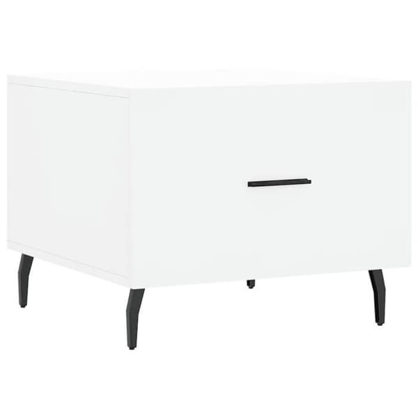 Maison Exclusive - 2 st soffbord vit 50x50x40 cm ingenjörsträ