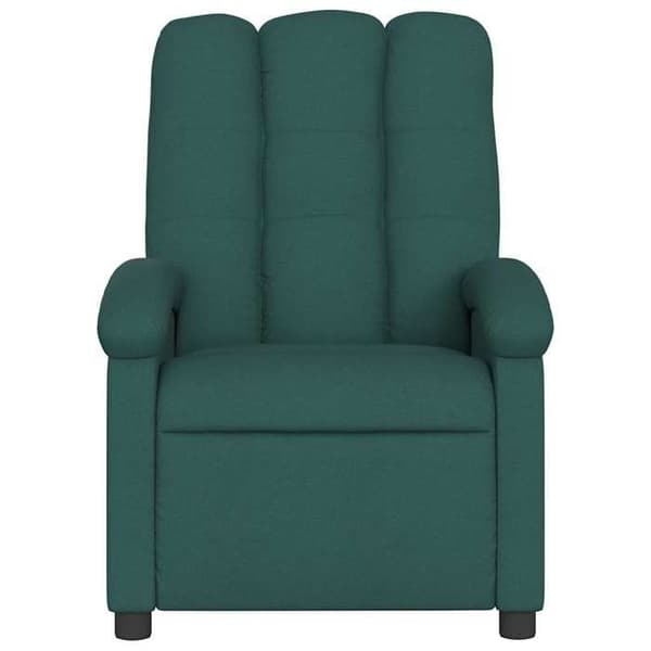Maison Exclusive - Recliner massagestol Mörkgrön Tyg