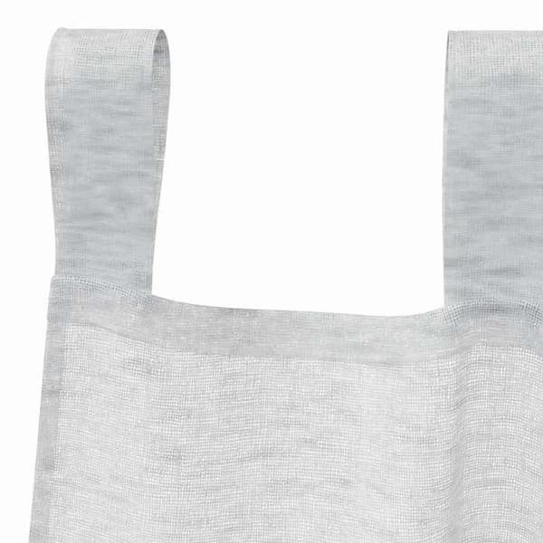 Maison Exclusive - Gardin i Voile 2 st Ljusgrå 245 x 140 cm Polyester
