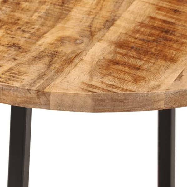 Maison Exclusive - Låg bord 45x45x40 cm av solid mangoträ och järn