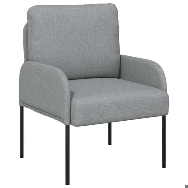 Maison Exclusive - Soffor med kudde 55cm Ljusgrå Plywood Ljusgrått