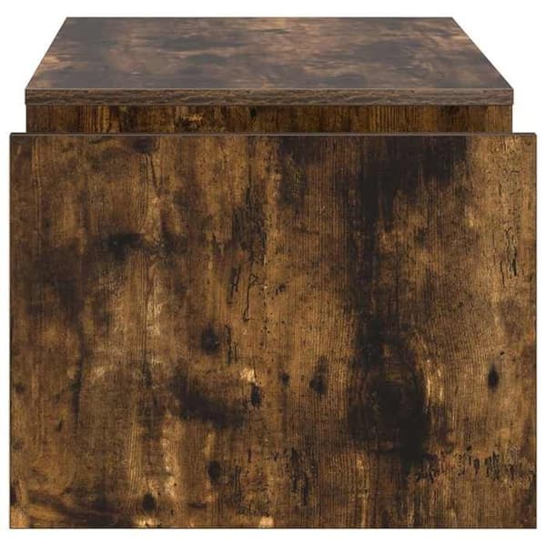 Bord - EKSKLUSIV HUS - Rektangulær - Røget eg - 90x45x35 cm - Ingeniørtræ Rökt ek