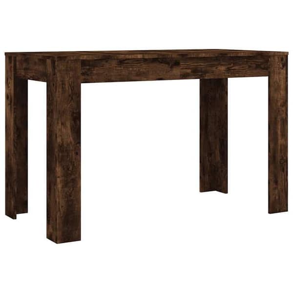 Spisebord - EKSKLUSIV HUS - 120x60x76 cm - Røget eg - Ingeniørtræ - Rektangulær Rökt ek