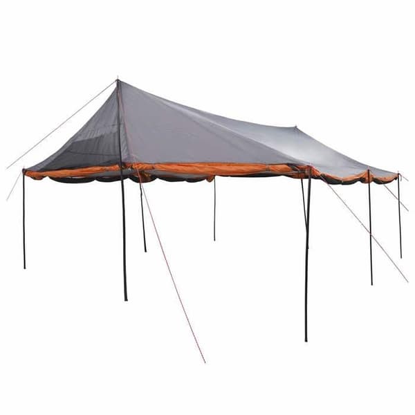 Maison Exclusive - Harmaa ja oranssi perheteltta 600 x 402 x 268 cm