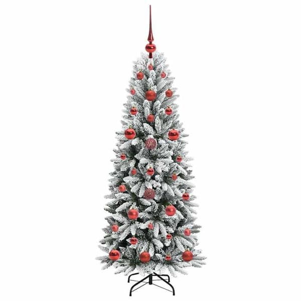 Maison Exclusive - Konstgjord Julgran Vit 120 cm Vit