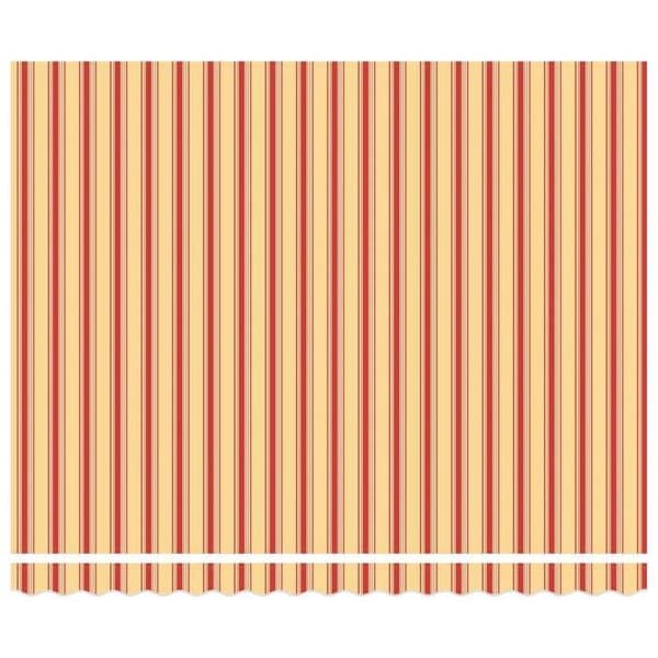 Maison Exclusive - Fällbart tak i gult och orange 400 × 300 cm