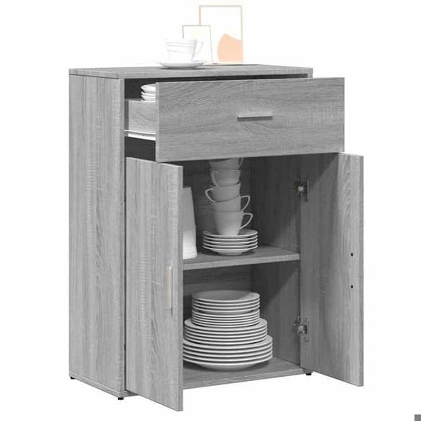 Maison Exclusive - Buffé Sonoma Grå 60x30x84 cm Ingenjörsträ