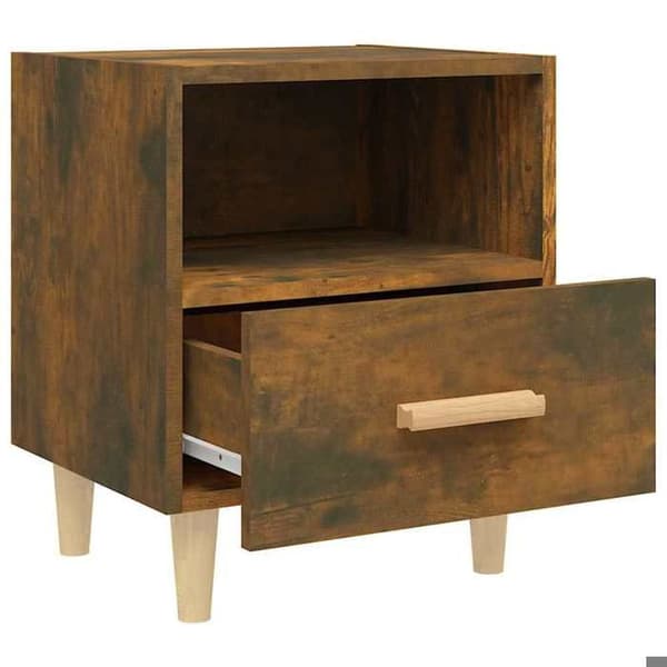Maison Exclusive - Natbord Røget eg 40x35x47 cm