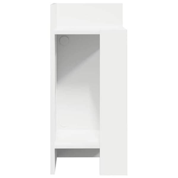 Sideborde - MAISON EXCLUSIVE - 25,5x27x60 cm - Hvid - Træ (spånplader) - Åbne hylder Vit