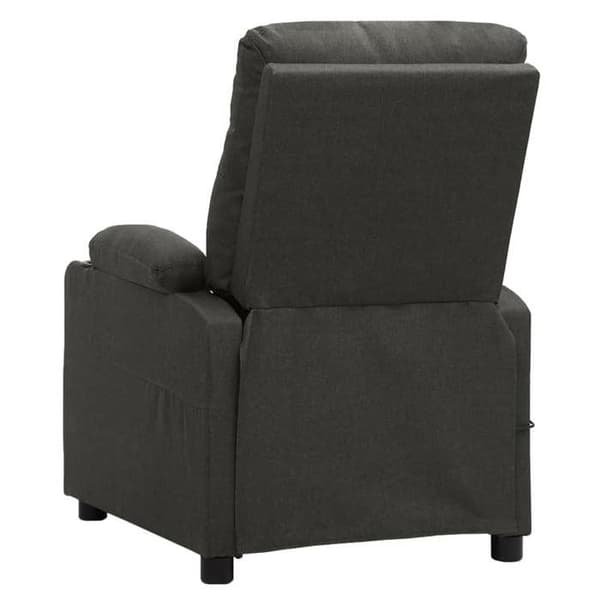 Maison Exclusive - Mörkgrå massagefåtölj i tyg