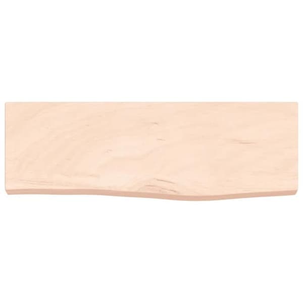 Maison Exclusive - Væghylde 60x20x4 cm ubehandlet massiv egetræ