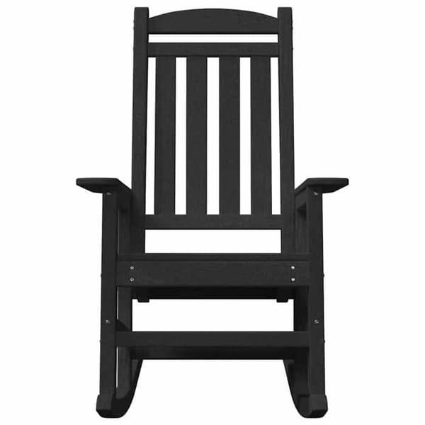 Maison Exclusive - 2-delars gungstol Svart Polyeten Svart