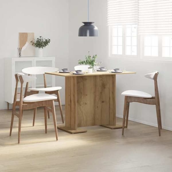 Matbord - EXKLUSIV HEM - 110 x 60 x 75 cm - Ingenjörsträ - Rektangulär - Brun