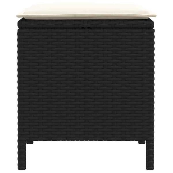 Maison Exclusive - 2 st Pouf av PE Rotsvart och Kräm