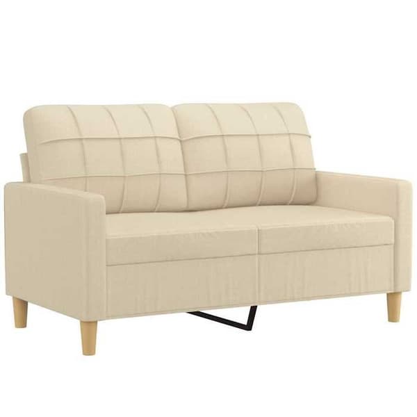 Maison Exclusive - 2-paikkainen sohva, kerma 120 cm kangas