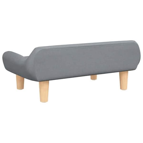 Maison Exclusive - Ljusgrå hundsäng 70x40x24 cm tyg ljusgrått
