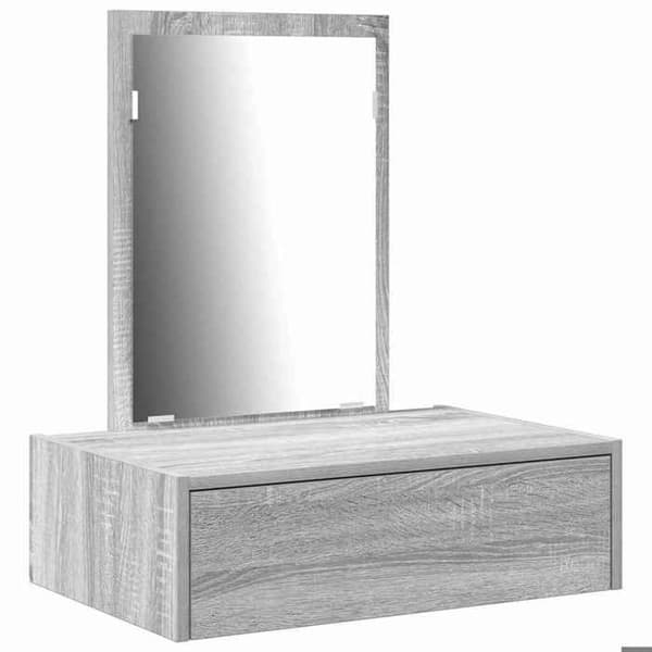 Maison Exclusive - Grå Sminkbord 60 x 40 x 70 cm Ingenjörsträ