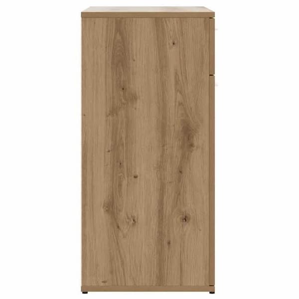 Maison Exclusive - Buffet i egetræ, håndlavet, 80x36x75 cm, ingeniørtræ
