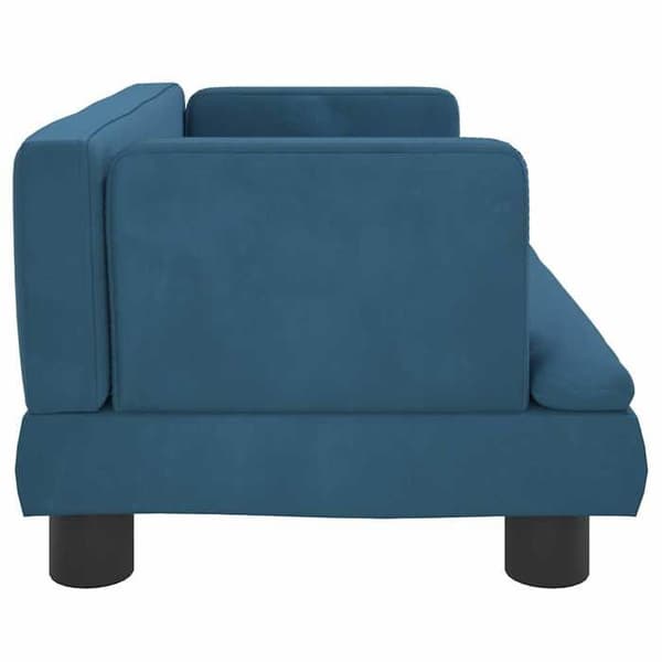 Maison Exclusive - Sininen koiranpeti 60x40x30 cm samettia blå