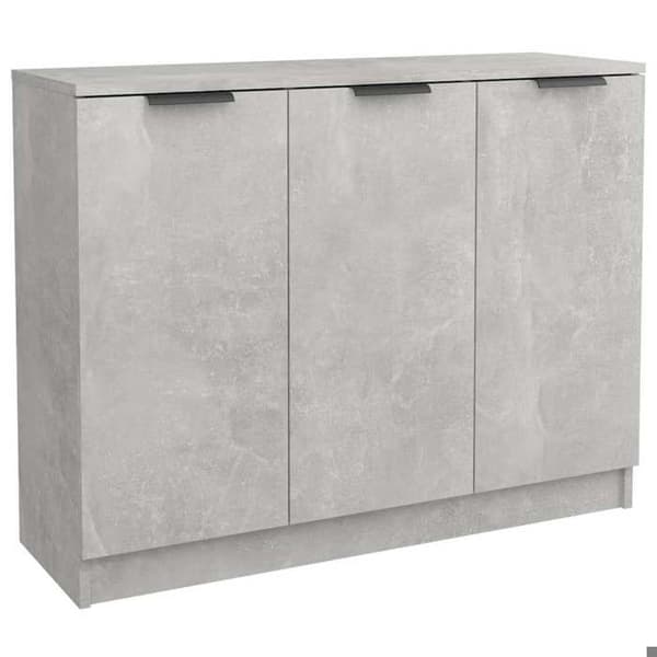 Maison Exclusive - Buffé Grå betong 90,5x30x70 cm Ingenjörsträ