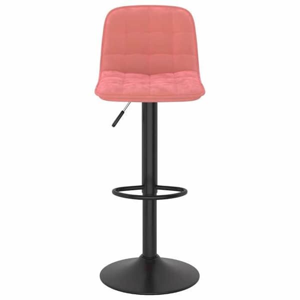 Maison Exclusive - Barstole sæt af 2 rosa velour