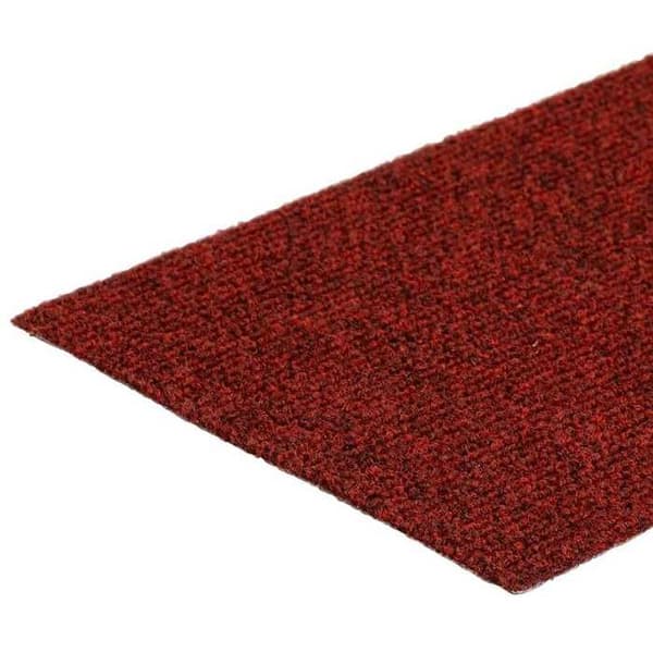 Maison Exclusive - Selvklæbende trappe tæpper 15 stk 76 x 20 cm Bordeaux Rektangulær