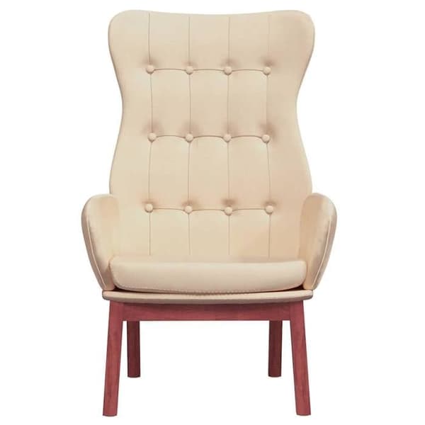 Maison Exclusive - Afslapningsstol Creme Stof