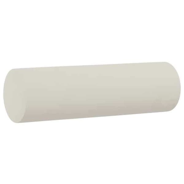 Maison Exclusive - Soffa 2 platser med dekorativa kuddar i krämfärg 140 cm sammet