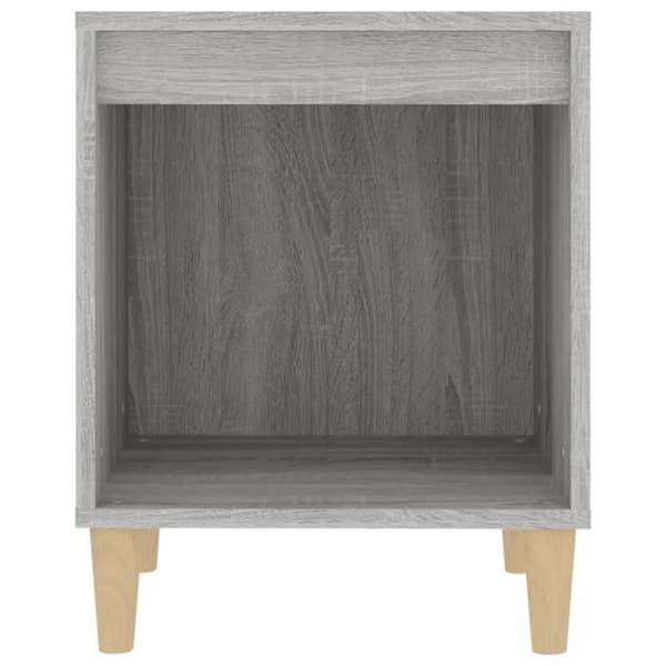 Maison Exclusive - Sängbord 2 st Sonoma grå 40x35x50 cm Sonoma grå
