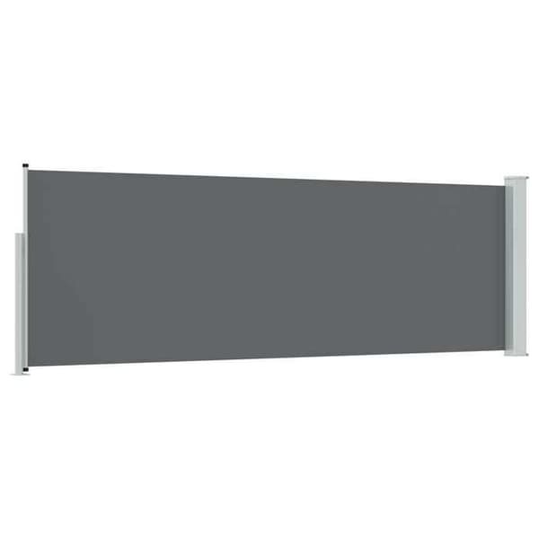 Fällbar sidobutik - EXKLUSIV HEM - Rektangulär 300 x 100 cm - Polyester PU - Stålram - UV-skyddad och vattentät