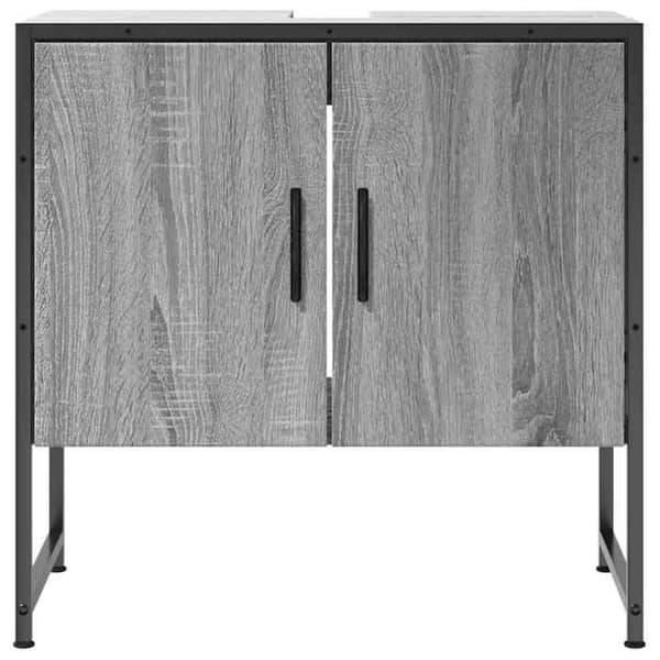 Underhåll - EXKLUSIV HEM - Sonoma grå - 60x33x60 cm - Metall & paneler - Väggmontering Sonoma grå