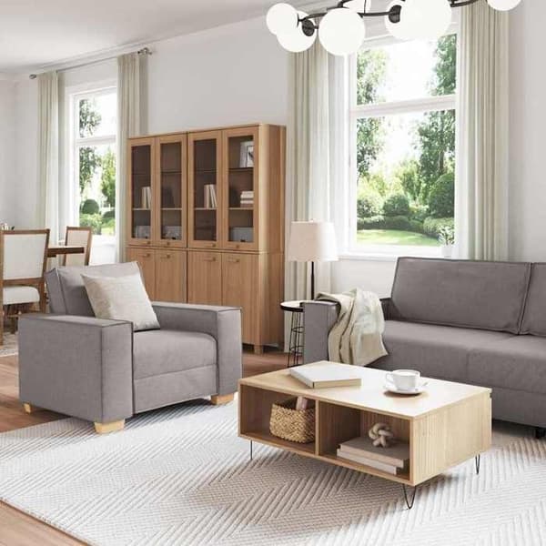 Maison Exclusive - Soffa 3 delar Taupe tyg Mol